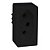 MODULO TOMADA 10A - RECTA BLACK SATIN FOSCO - Imagem 1