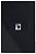 CJ RJ45 CAT6 (INTERNET) HORIZONTAL  4X2 - RECTA BLACK SATIN FOSCO - Imagem 1