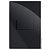 CJ INTERRUPTOR SIMPLES HORIZONTAL 4X2 -  RECTA BLACK GLOSS - Imagem 1