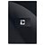 CJ RJ11 2 FIOS (TELEFONE) HORIZONTAL 4X2 - RECTA BLACK GLOSS - Imagem 1