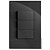 CJ INTERRUPTOR TRIPLO SIMPLES 4X2 - RECTA GRAFITE GLOSS - Imagem 1