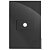 CJ PLACA FURO HORIZONTAL 4X2 -  RECTA GRAFITE GLOSS - Imagem 1