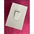 CJ INTERRUPTOR SIMPLES VERTICAL 4X2 - RECTA BRANCO SATIN FOSCO - Imagem 3