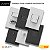 CJ INTERRUPTOR SIMPLES HORIZONTAL 4X2 -ENERBRAS DUBAI BRANCO - Imagem 3