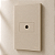 CJ PLACA FURO HORIZONTAL 4X2 - RECTA AREIA SATIN FOSCO - Imagem 1