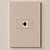 CJ RJ11 2 FIOS (TELEFONE) HOR. 4X2 - RECTA AREIA SATIN FOSCO - Imagem 1