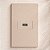 CJ ENTRADA USB 2.A HORIZONTAL 4X2 - RECTA AREIA SATIN FOSCO - Imagem 1