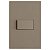 CJ INTERRUPTOR SIMPLES HORIZONTAL 4X2 -  RECTA FENDI SATIN FOSCO - Imagem 1
