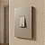 CJ PULSADOR DE CAMPAINHA VERTICAL 4X2 - RECTA FENDI SATIN FOSCO - Imagem 1