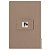 CJ RJ11 4 FIOS (TELEFONE) HORIZONTAL 4X2 - RECTA FENDI SATIN FOSCO - Imagem 1