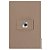 CJ RJ11 2 FIOS (TELEFONE) HOR. 4X2 - RECTA FENDI SATIN FOSCO - Imagem 1