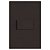CJ INTERRUPTOR SIMPLES HORIZONTAL 4X2 - RECTA CHOCOLATE SATIN FOSCO - Imagem 1
