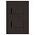 CJ INTERRUPTOR DUPLO SIMPLES 4X2 - RECTA CHOCOLATE SATIN FOSCO - Imagem 1