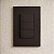 CJ INTERRUPTOR TRIPLO SIMPLES 4X2 - RECTA CHOCOLATE SATIN FOSCO - Imagem 1