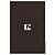 CJ RJ45 CAT6 (INTERNET) HORIZONTAL  4X2 - RECTA CHOCOLATE FOSCO - Imagem 1