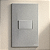 CJ INT. SIMPLES HORIZONTAL 4X2 -RECTA PRATA SATIN FOSCO - Imagem 1