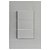 CJ INT. TRIPLO SIMPLES 4X2 - RECTA PRATA SATIN FOSCO - Imagem 1