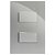 CJ INT. DUPLO SIMPLES 4X2 - RECTA PRATA GLOSS - Imagem 1