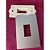 PLACA P/ 1 MODULO VERT. COM SUPORTE 4X2 RECTA PRATA GLOSS - Imagem 3