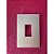 PLACA P/ 1 MODULO VERT. COM SUPORTE 4X2 RECTA PRATA GLOSS - Imagem 2