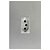 CJ TOMADA 10A VERTICAL 4X2 - RECTA PRATA SATIN FOSCO - Imagem 1