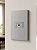 CJ RJ11 2 FIOS (TELEFONE) HOR. 4X2 - RECTA PRATA SATIN FOSCO - Imagem 1