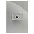 CJ RJ11 2 FIOS (TELEFONE) HOR. 4X2 - RECTA PRATA SATIN FOSCO - Imagem 1