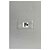 CJ RJ45 CAT6 (INTERNET) HOR. 4X2 - RECTA PRATA SATIN FOSCO - Imagem 1