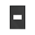 PLACA P/1 MOD.HORIZONTAL COM SUPORTE 4X2 RECTA GRAFITE SATIN FOSCO - Imagem 1