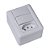 CJ DUPLO SIMPLES + TOMADA 10A SOBREPOR - BLUX OVERLAP BRANCO - Imagem 1