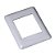 PLACA P/ 2 MODULOS JUNTOS - BLUX OVERLAP BRANCO - Imagem 1