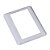 PLACA P/ 3 MODULOS - BLUX OVERLAP BRANCO - Imagem 1