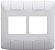 PLACA P/ 4 MODULOS JUNTOS 4X4 - TRAMONTINA ARIA BRANCO - Imagem 1