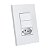 CJ INT. DUPLO SIMPLES + TOMADA 20A 4X2-ENERBRAS DUBAI BRANCO - Imagem 1