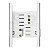 CJ 1 INTERRUPTOR TOUCH AUTOMAÇÃO BRANCO + TOMADA 10A - NOVA DIGITAL - Imagem 3