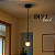 PENDENTE LED DELI BLACK ACRILICO E METAL - HEVVY - Imagem 2