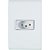 CJ TOMADA 20A HORIZONTAL BRANCO  4X2 - TRAMONTINA LIZ - Imagem 1