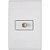 CJ COAXIAL (ANTENA) BRANCO HORIZONTAL  4X2 - TRAMONTINA LIZ - Imagem 1