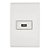 CJ ENTRADA USB BRANCO 4X2  - TRAMONTINA LIZ - - Imagem 1