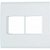 PLACA P/ 4 MODULOS JUNTOS BRANCO 4X4 - TRAMONTINA LIZ - Imagem 1
