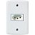 CJ TOMADA 10A HORIZONTAL 4X2 - TRAMONTINA LUX2 - Imagem 1