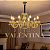 LUSTRE VALENTINA CHAMPANHE PARA 8 LAMPADAS - HEVVY - Imagem 2