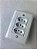 CJ TOMADA TRIPLA 10A BRANCO 4X2 - TRAMONTINA LUX2 - Imagem 2