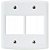 PLACA P/ 4 MODULOS BRANCO 4X4  - TRAMONTINA LUX2 - Imagem 1