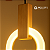 PENDENTE LED OLSON 3000K 8W BIVOLT GOLD AMADEIRADO - HEVVY - Imagem 3
