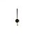 ARANDELA LED KATANA 3000K 18W BIVOLT BLACK- HEVVY - Imagem 1