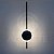 ARANDELA LED KATANA 3000K 29W BIVOLT BLACK- HEVVY - Imagem 2