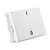MODULO INT. BIPOLAR SIMPLES GRANDE 20A BLUX HOME/RECTA BRANC - Imagem 1