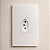 CJ TOMADA 20A VERTICAL 4X2 - RECTA BRANCO SATIN FOSCO - Imagem 1