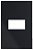 PLACA P/1 MODULO HORIZONTAL COM SUPORTE 4X2 - RECTA BLACK SATIN - Imagem 1